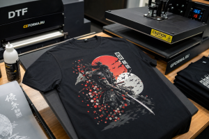 Печать на чёрных футболках: что выбрать